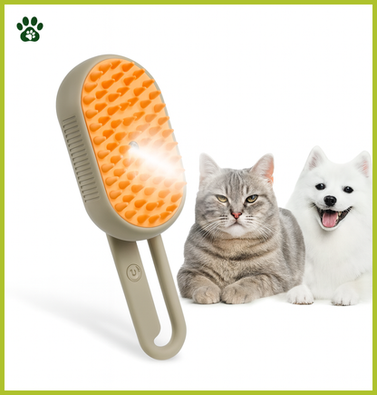Brosse à Vapeur 3-en-1 - Pour Chat et Chien