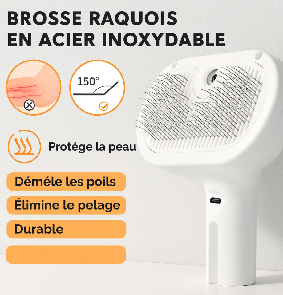 Brosse de Nettoyage et de Soin pour Chiens et Chats