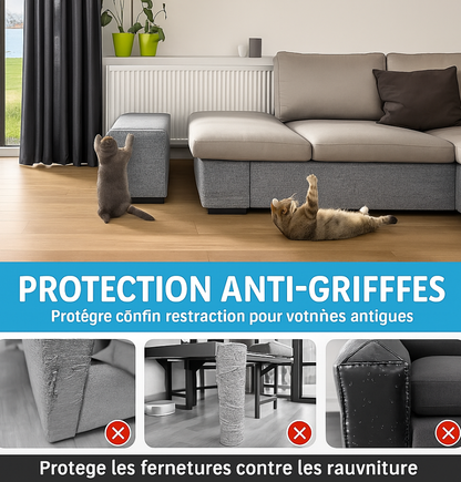 Tapis à Gratter Auto-Adhésif Protection de Canapé Anti-Griffure