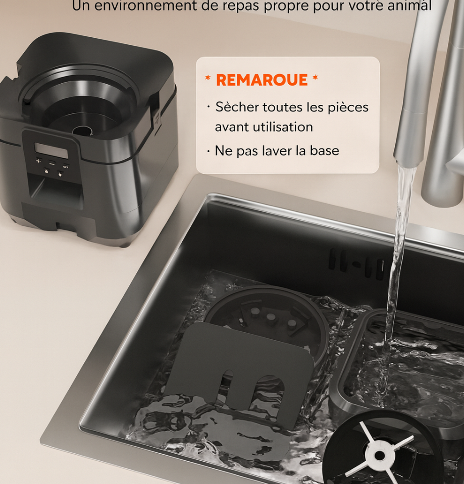 Mangeoire Automatique Intelligente 2L - Pour Chat et Chien