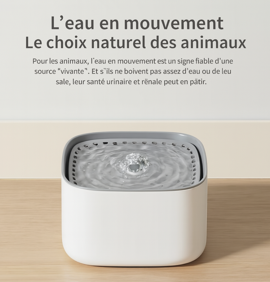 Fontaine Automatique Intelligente pour Chats et Chiens