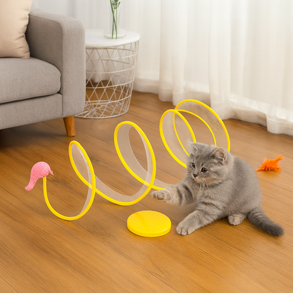 SpiraloPlay – Jouet Ressort Interactif pour Chat